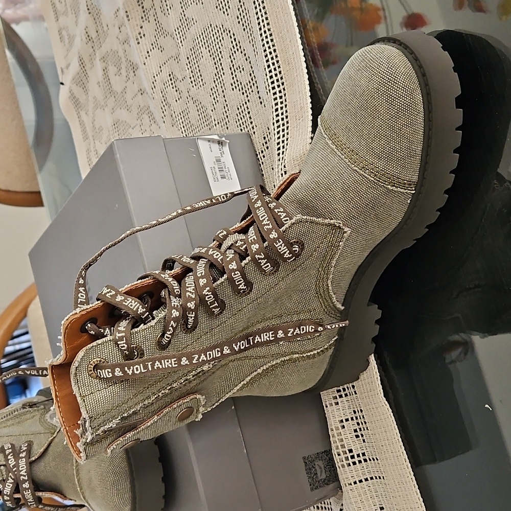 Joe Canvas Ankle Boots - Picture 7 of 9